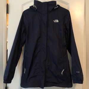 Navy Northface Raincoat